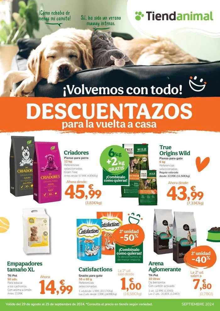 Catálogo de ¡Volvemos con todo! DESCUENTAZOS para la vuelta a casa 29 de agosto al 25 de septiembre 2024 - Página 1
