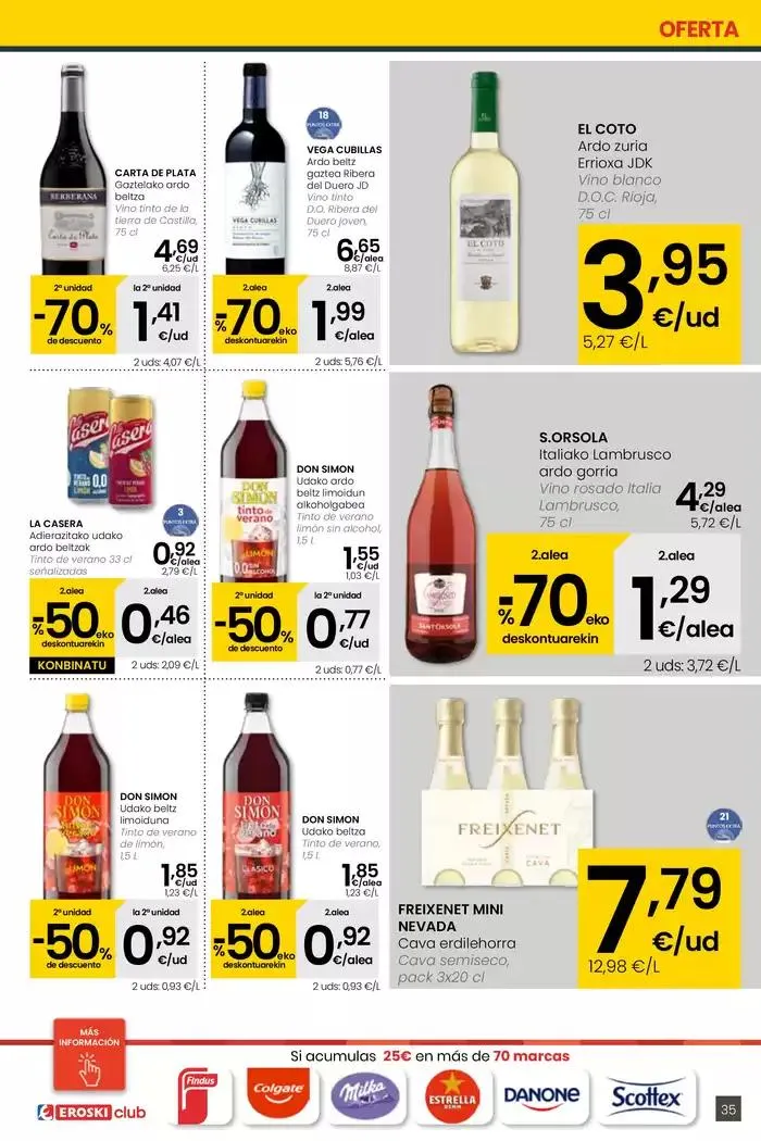 Catálogo de AUKERA OFERTA EROSKI CENTER 10 de abril al 29 de abril 2025 - Página 35