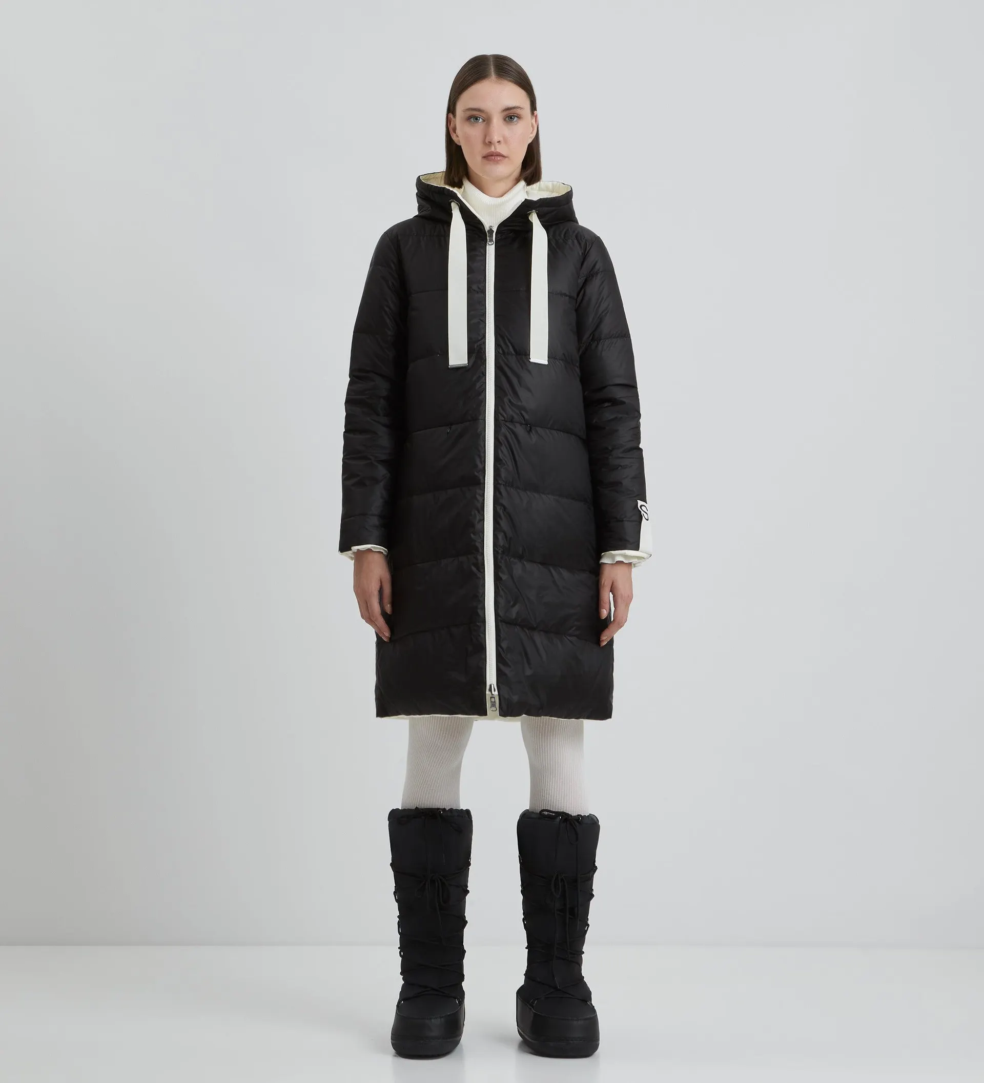 Parka reversible capucha