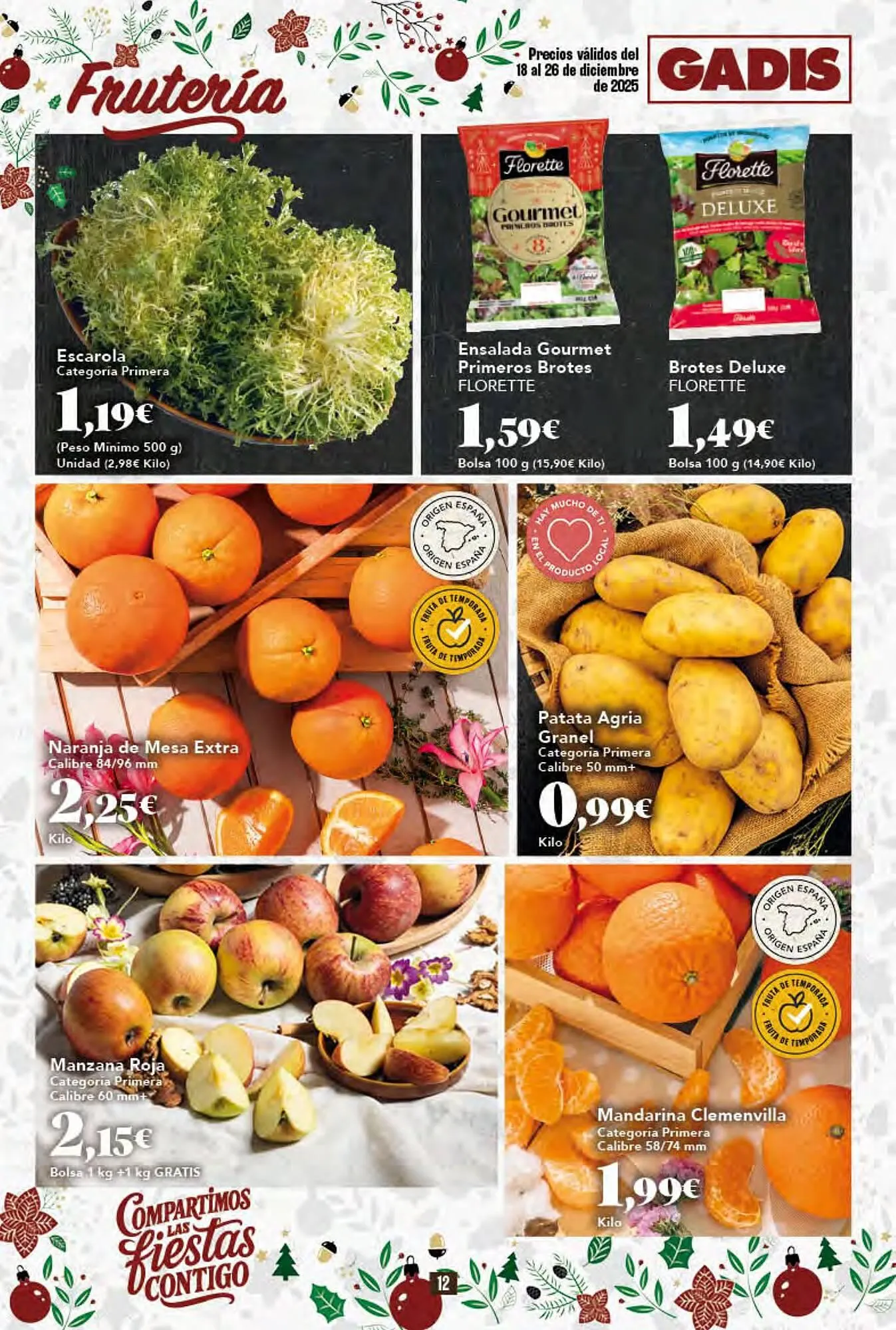 Catálogo de Folleto Gadis 18 de diciembre al 24 de diciembre 2025 - Página 12
