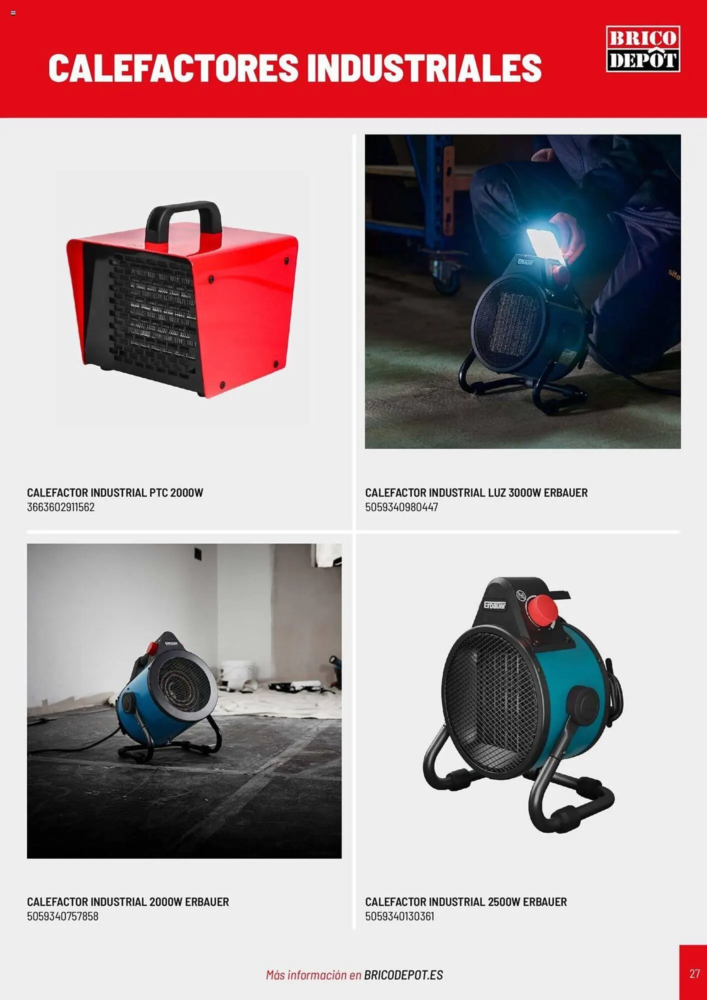 Catálogo de Folleto Brico Depôt 22 de octubre al 31 de marzo 2025 - Página 27
