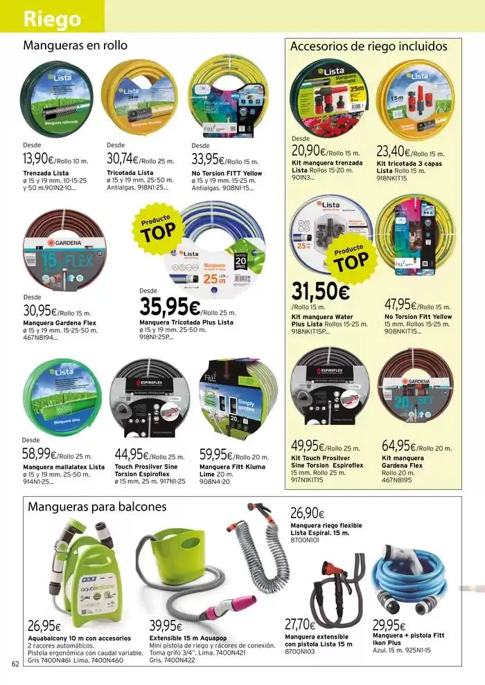 Catálogo de Transforma tu jardín y terraza 1 de enero al 31 de diciembre 2025 - Página 62