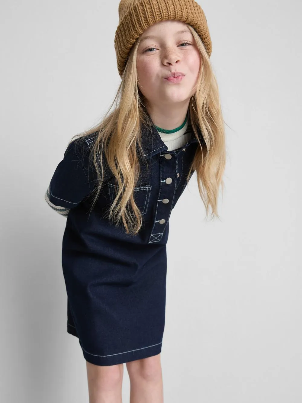 De 7 a 15 años | Vestido camisero vaquero