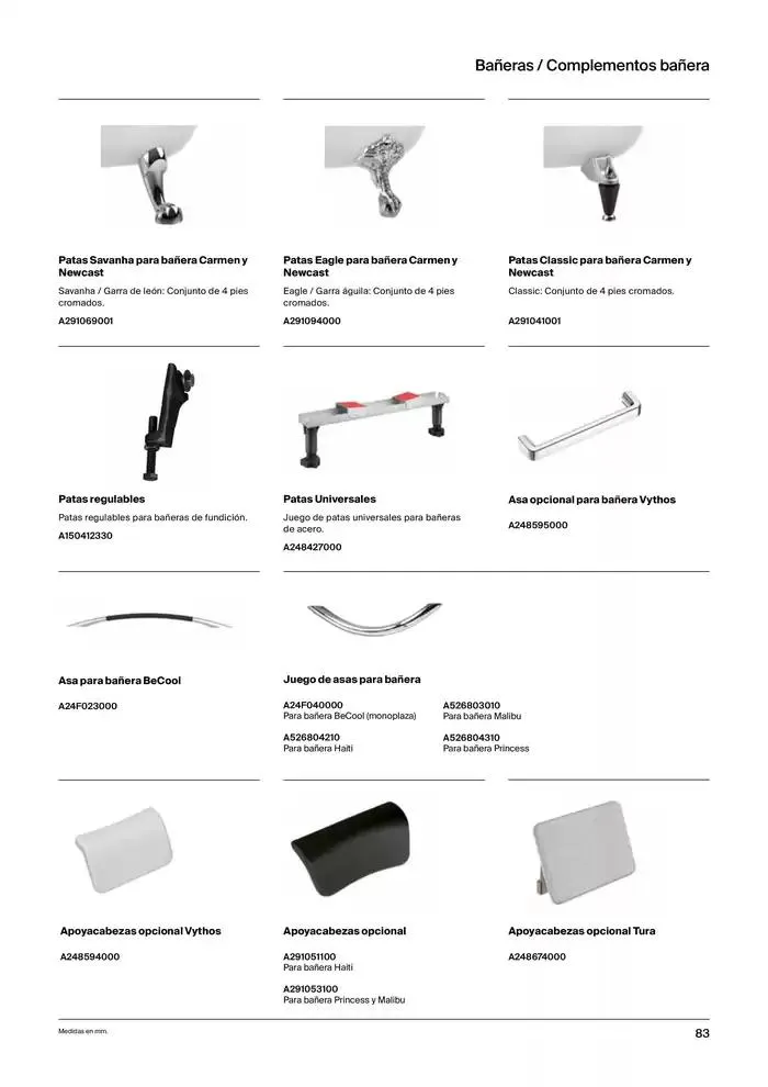 Catálogo de Platos de Ducha, Bañeras y Mamparas 9 de enero al 31 de diciembre 2025 - Página 85
