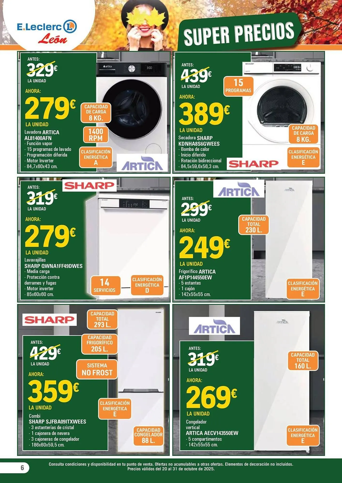 Catálogo de Catálogo E.Leclerc 24 de octubre al 31 de octubre 2025 - Página 6