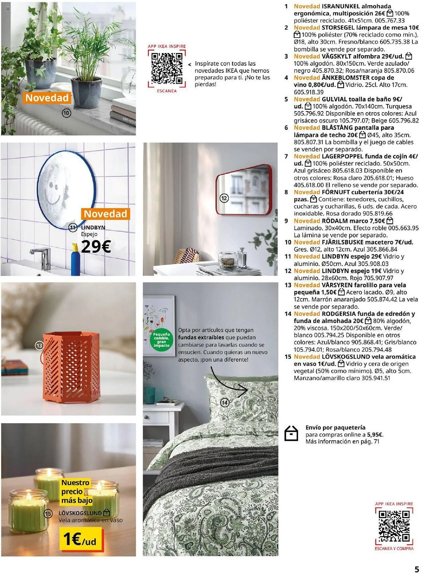 Catálogo de Folleto IKEA Accesorios y decoración 4 de septiembre al 31 de enero 2025 - Página 5