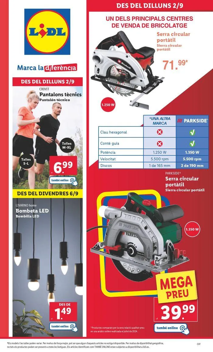 Catálogo de Bazar Lidl 2 de septiembre al 8 de septiembre 2024 - Página 1