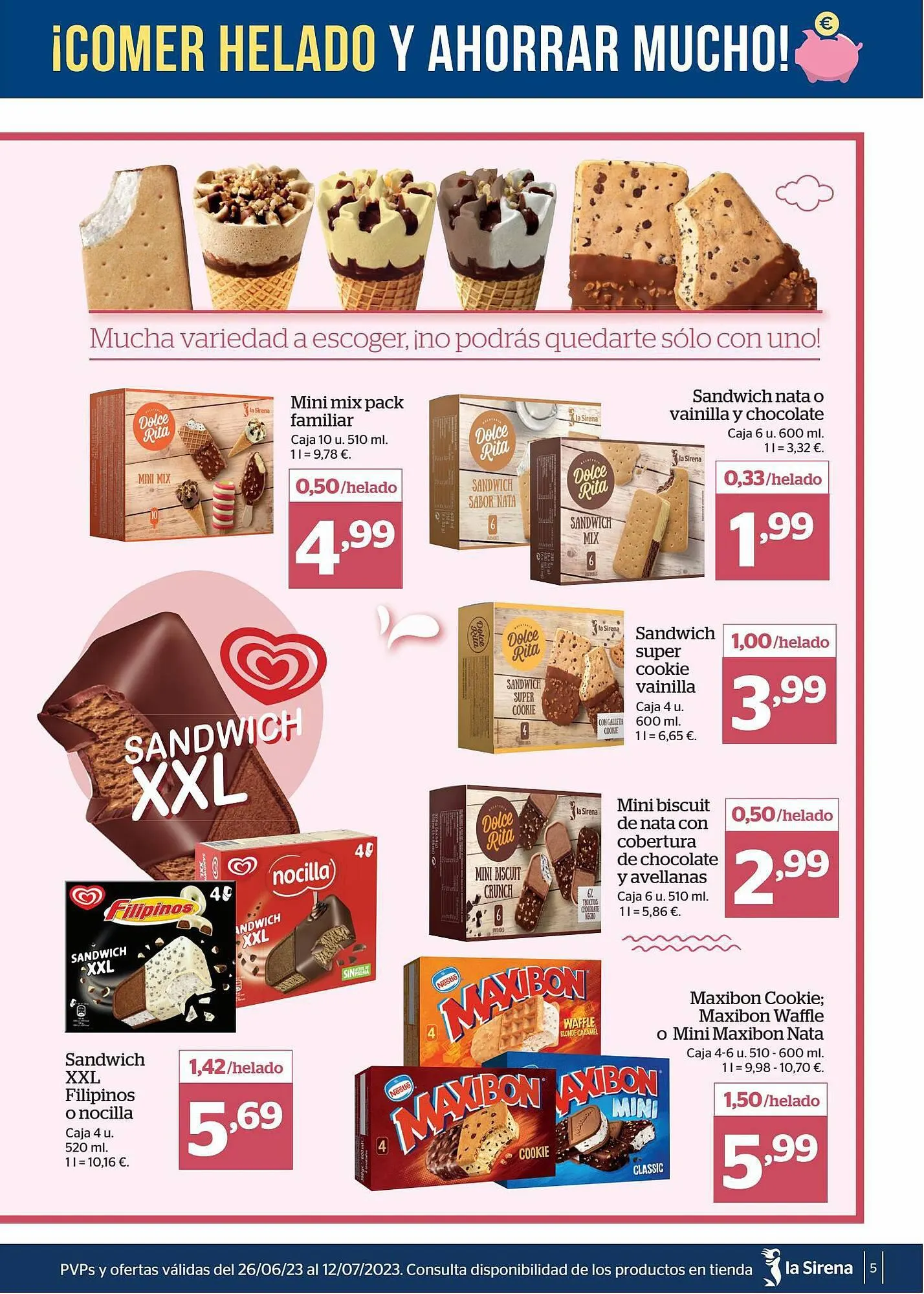 Catálogo de Folleto La Sirena 26 de junio al 12 de julio 2023 - Página 5