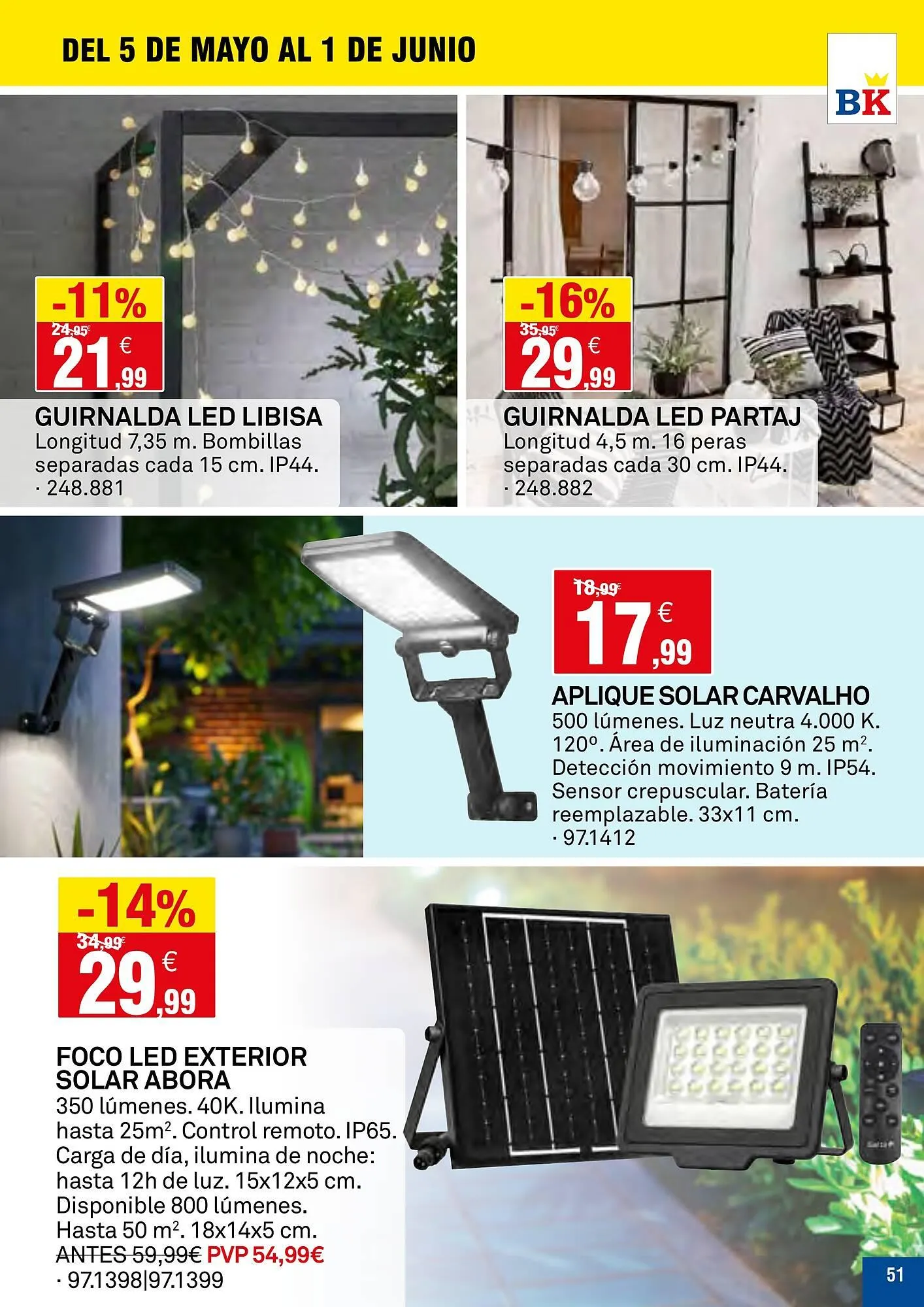 Catálogo de Folleto Bricoking 5 de mayo al 1 de junio 2025 - Página 51
