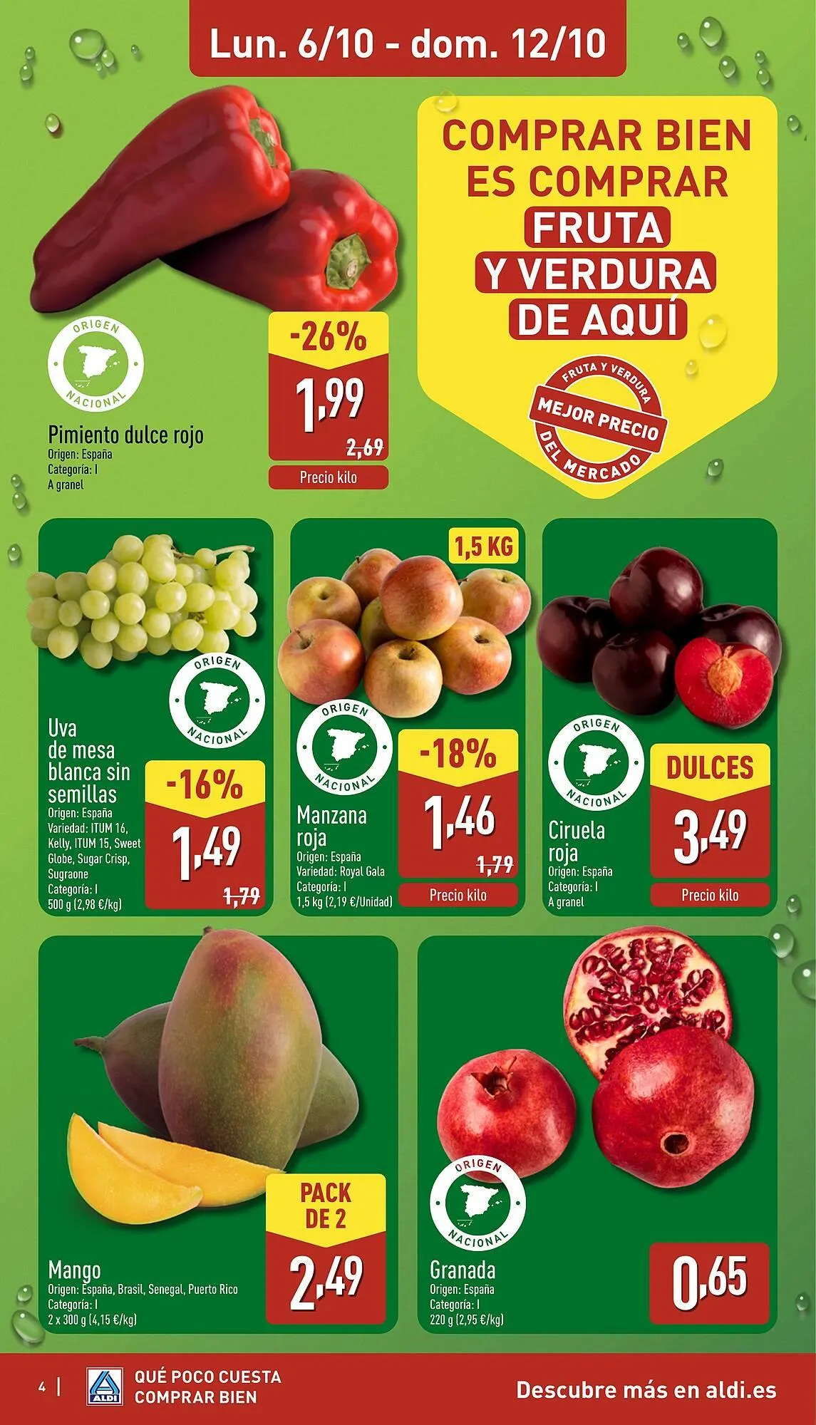 Catálogo de Folleto ALDI 6 de octubre al 12 de octubre 2025 - Página 4