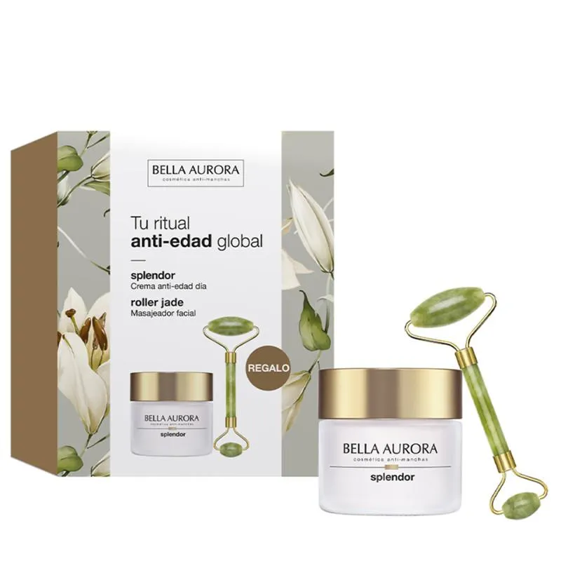 Pack anti-edad global Splendor día + Regalo Roller de Jade