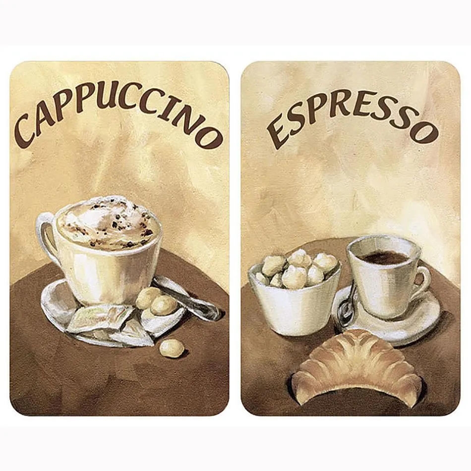 Cubre encimera de vidrio universales modelo "café"