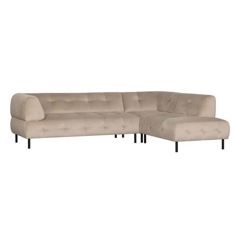 Sofá esquinero Lloyd en Terciopelo Sal Marina