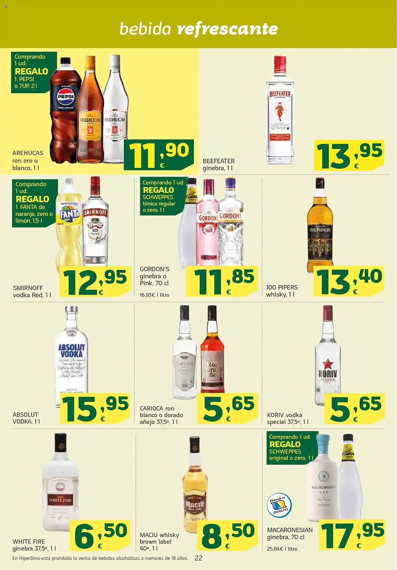Catálogo de Folleto HiperDino 10 de marzo al 23 de marzo 2026 - Página 22