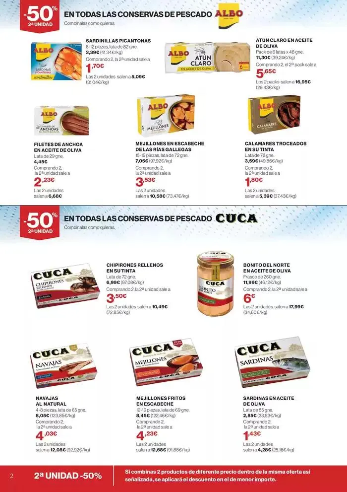 Catálogo de Las mejores marcas en conservas de pescado Canarias 10 de abril al 23 de abril 2025 - Página 2