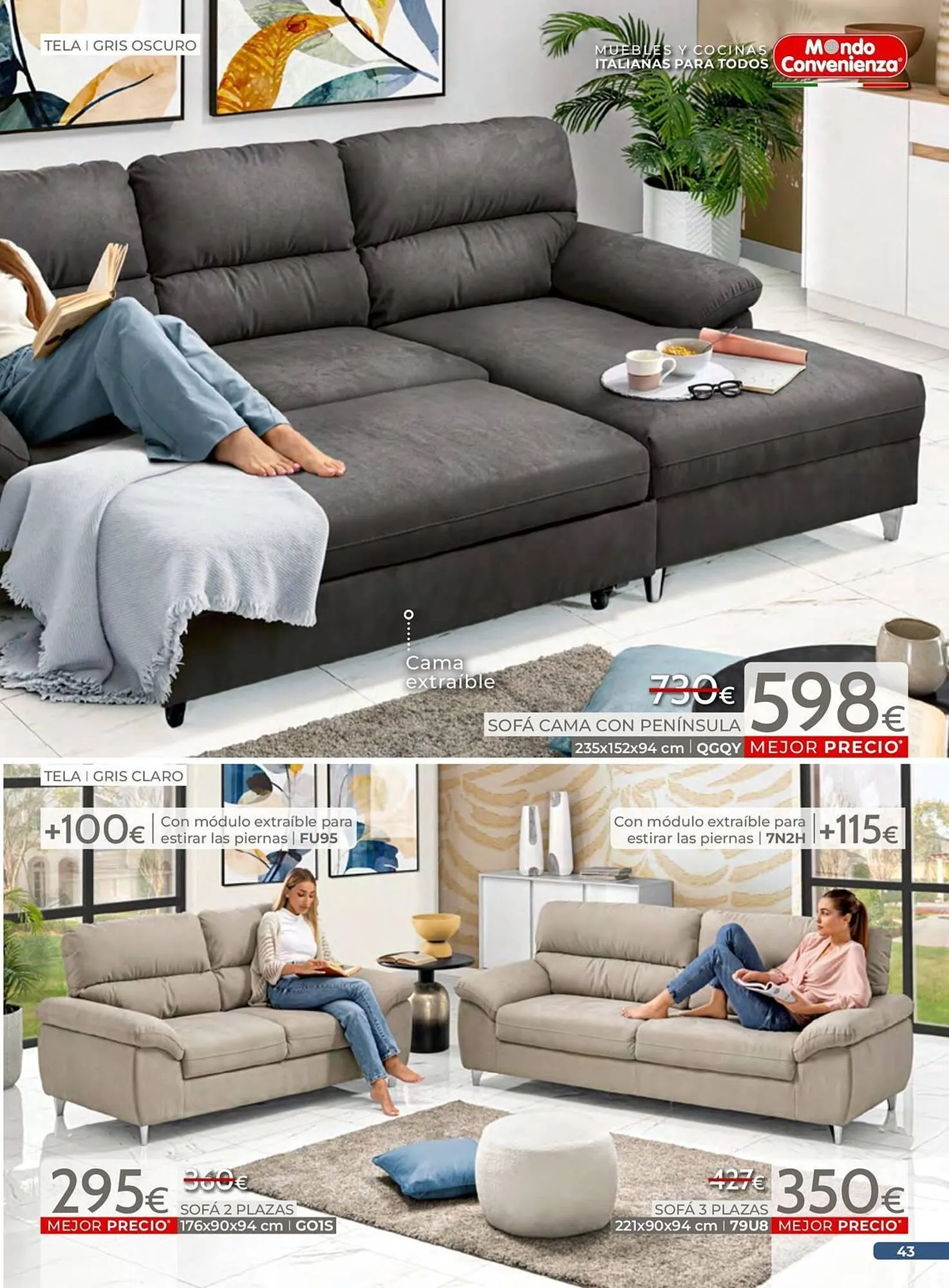 Catálogo de Folleto Mondo Convenienza 3 de junio al 15 de junio 2025 - Página 43