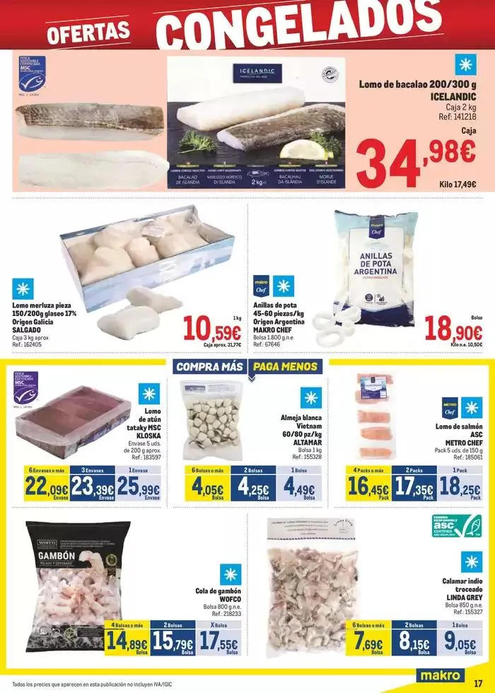 Catálogo de Makro Precios Canarias 8 de abril al 4 de mayo 2025 - Página 17