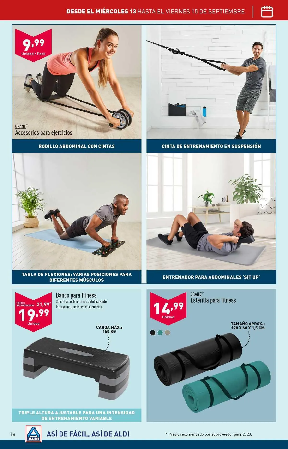 Catálogo de ALDI Folleto 12 de septiembre al 17 de septiembre 2023 - Página 18