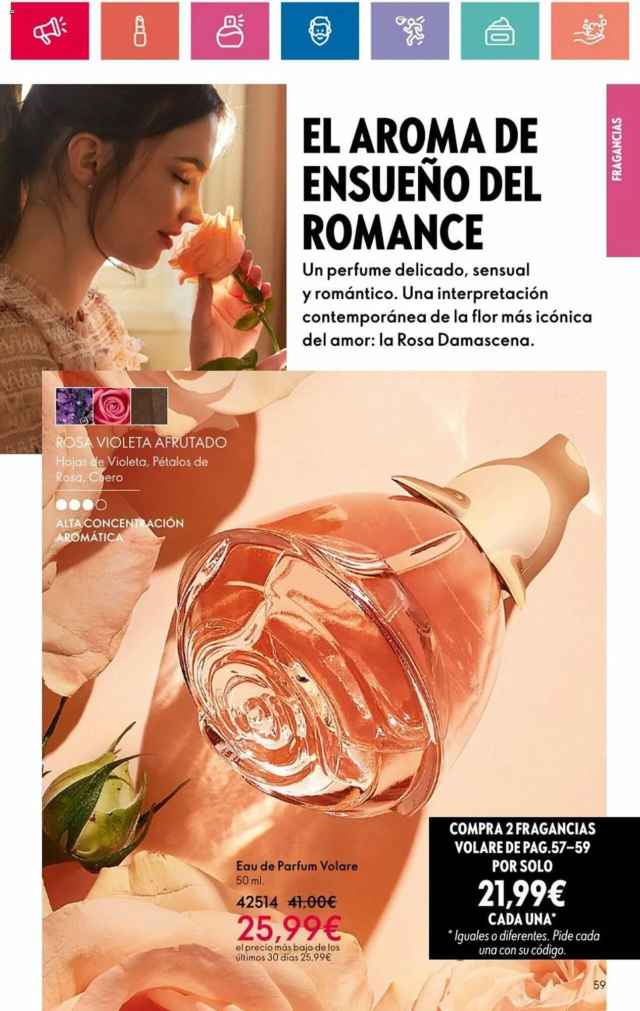 Catálogo de Folleto Oriflame 7 de mayo al 27 de mayo 2024 - Página 59