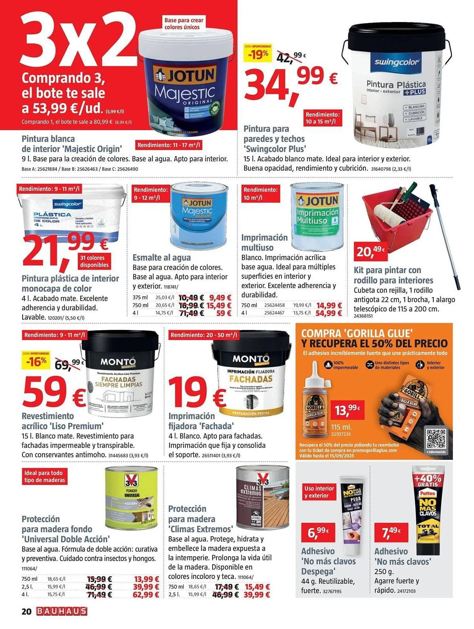 Catálogo de Folleto Bauhaus 24 de julio al 27 de agosto 2025 - Página 20
