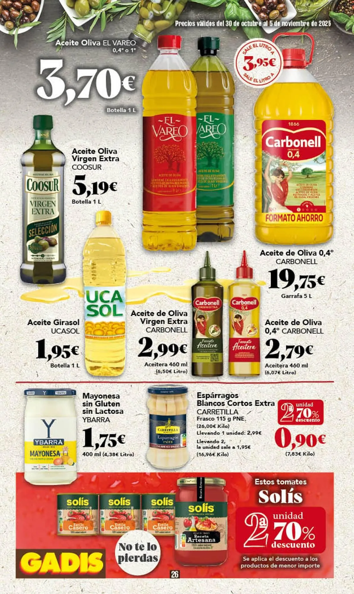Catálogo de Folleto Gadis 30 de octubre al 5 de noviembre 2025 - Página 26
