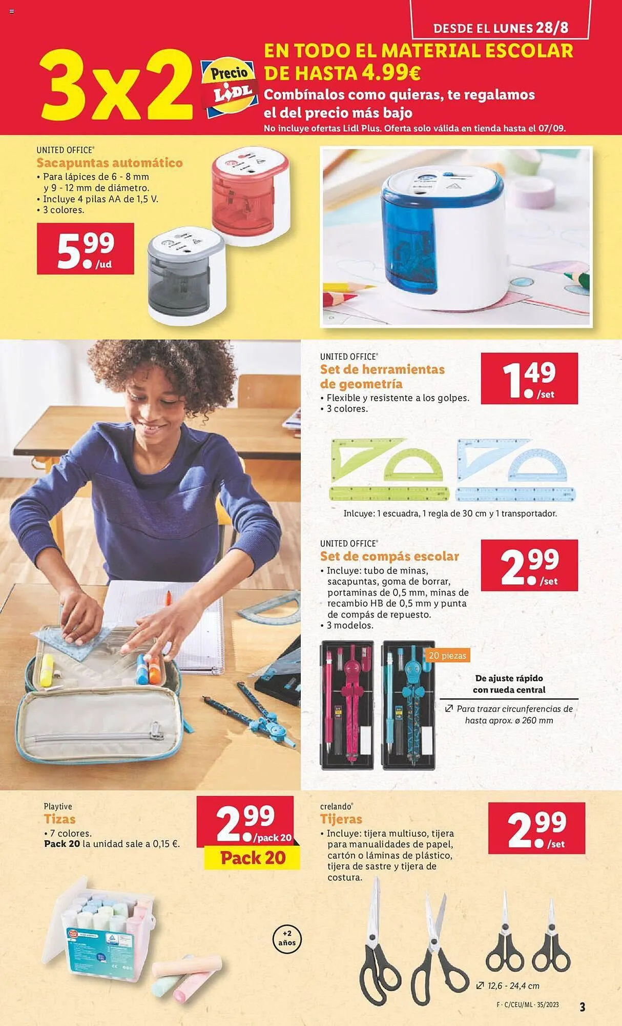 Catálogo de Folleto Lidl 28 de agosto al 3 de septiembre 2023 - Página 29