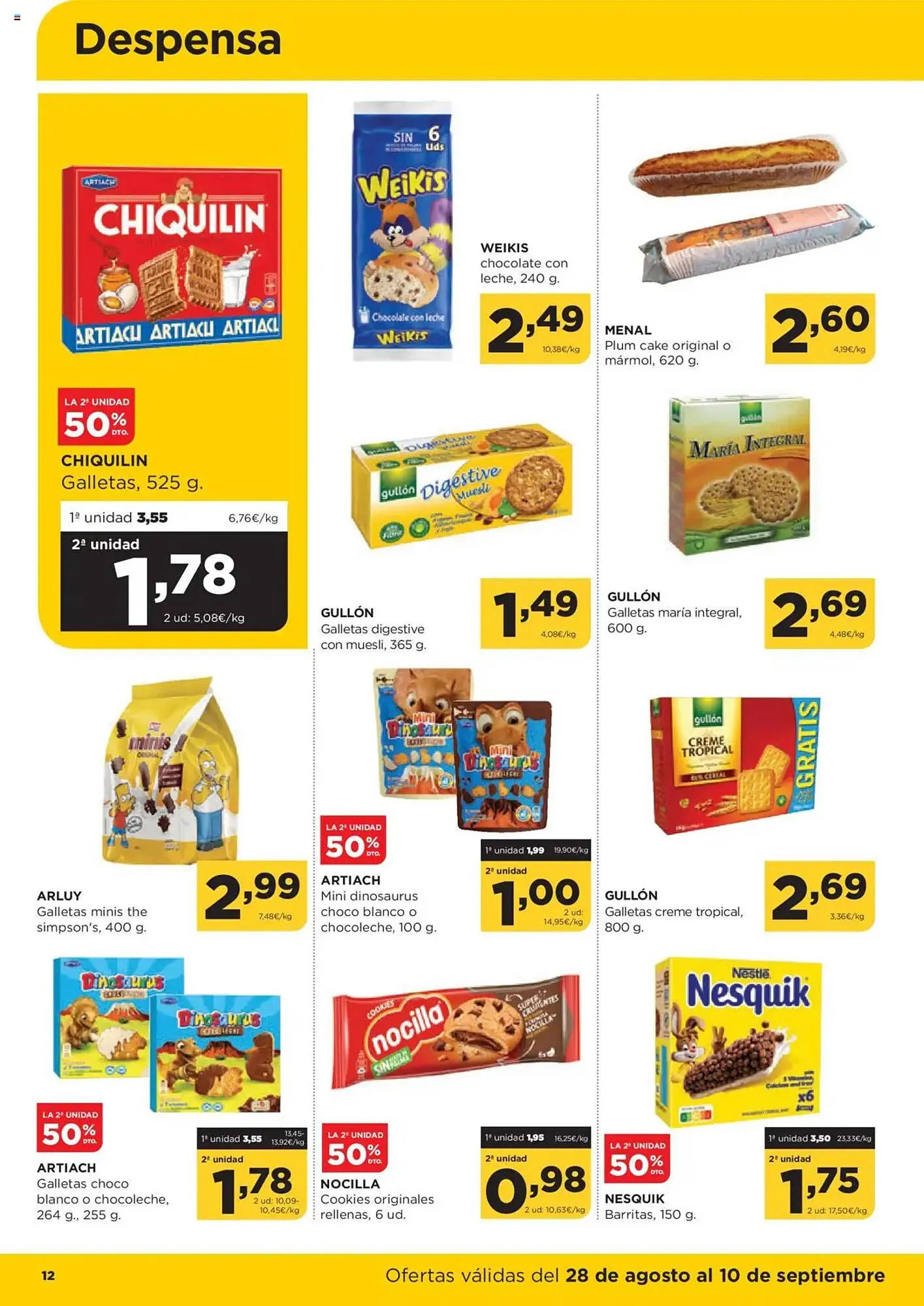 Catálogo de Folleto Alimerka 28 de agosto al 10 de septiembre 2025 - Página 12