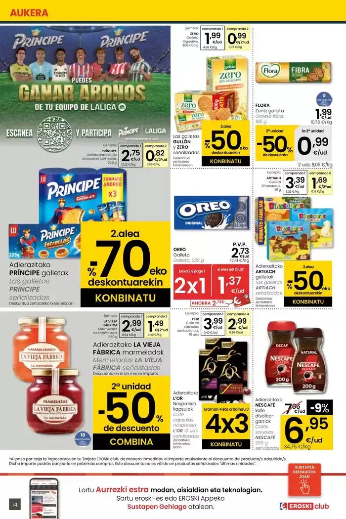 Catálogo de AUKERA OFERTA EROSKI CENTER 15 de mayo al 28 de mayo 2025 - Página 14
