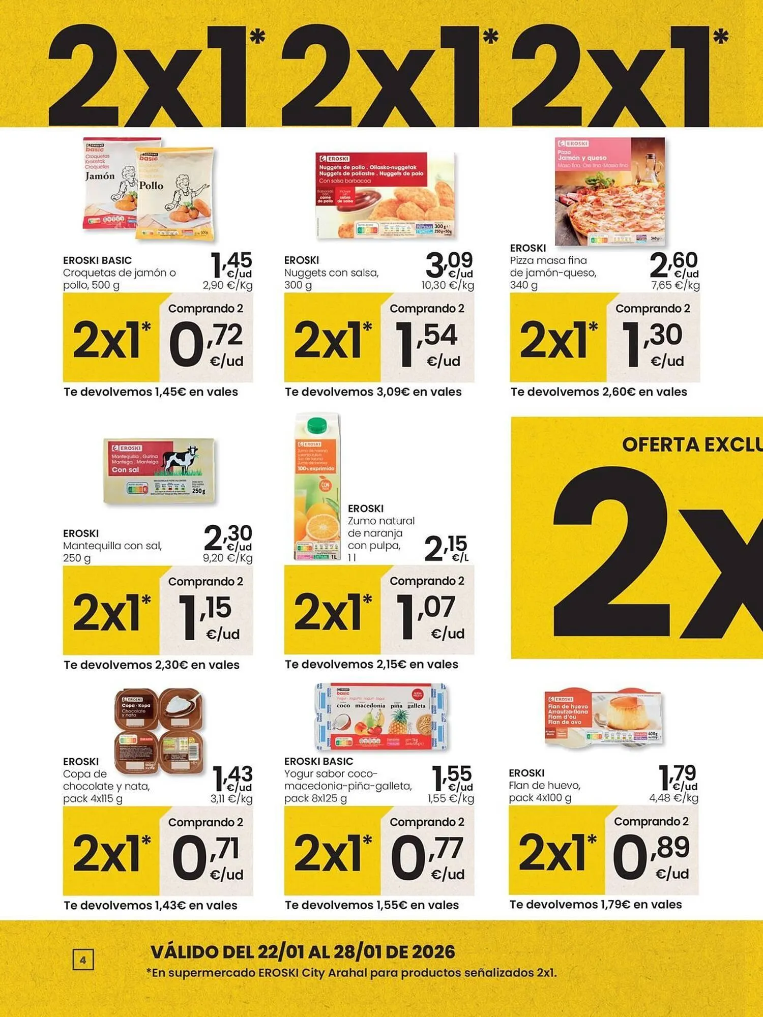 Catálogo de Folleto Eroski 22 de enero al 28 de enero 2026 - Página 4