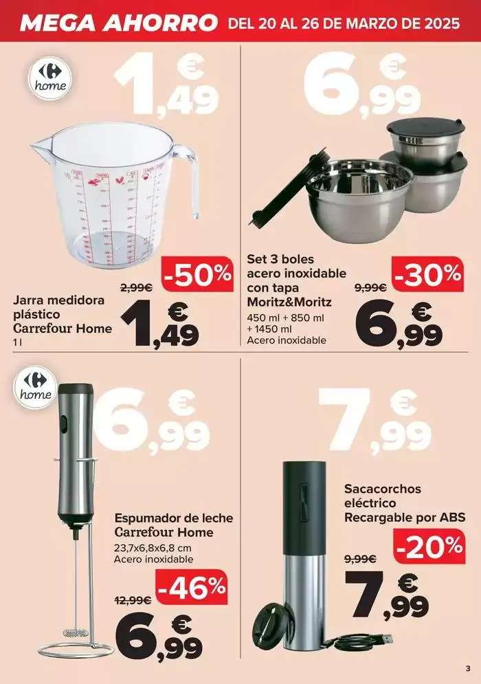 Catálogo de MEGA AHORRO 20 de marzo al 26 de marzo 2025 - Página 3