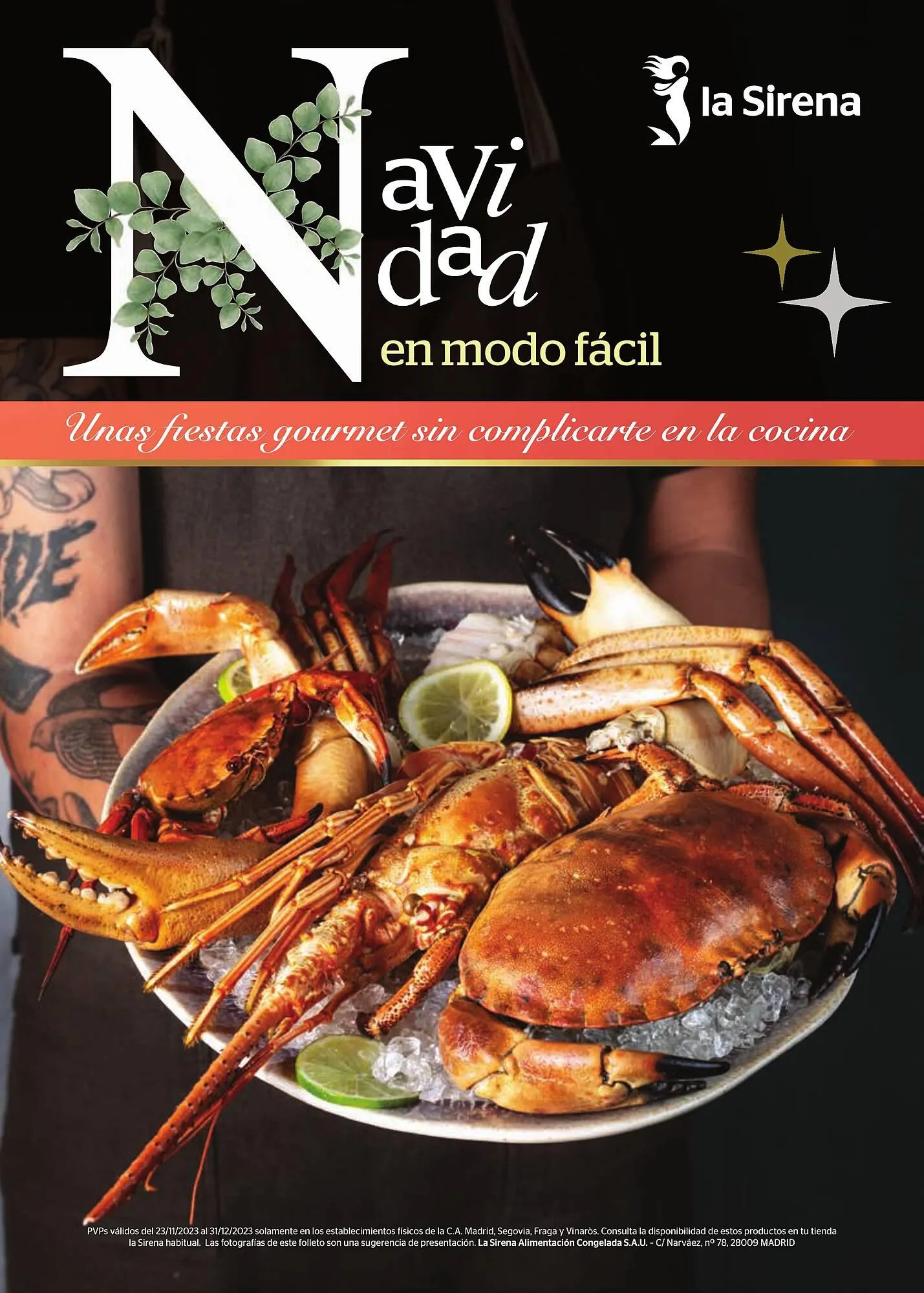 Catálogo de Folleto La Sirena 23 de noviembre al 31 de diciembre 2023 - Página 1
