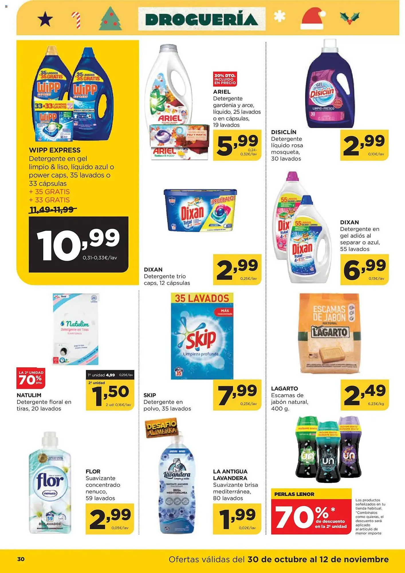 Catálogo de Folleto Alimerka 30 de octubre al 12 de noviembre 2025 - Página 30