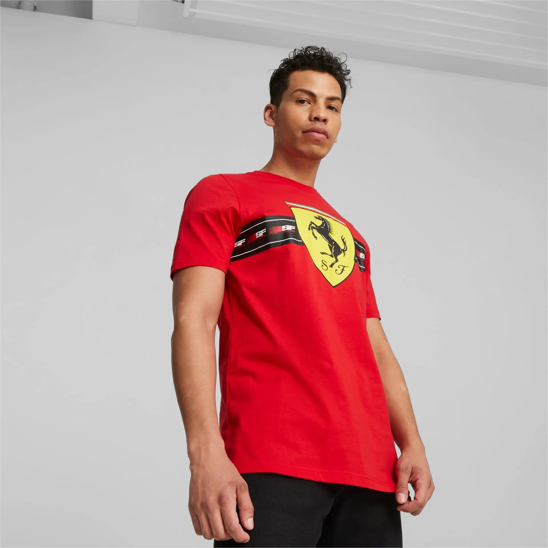 Camiseta de automovilismo Scuderia Ferrari para hombre