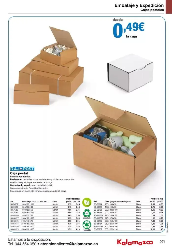 Catálogo de Staples Kalamazoo Catálogo General 9 de enero al 30 de septiembre 2025 - Página 271