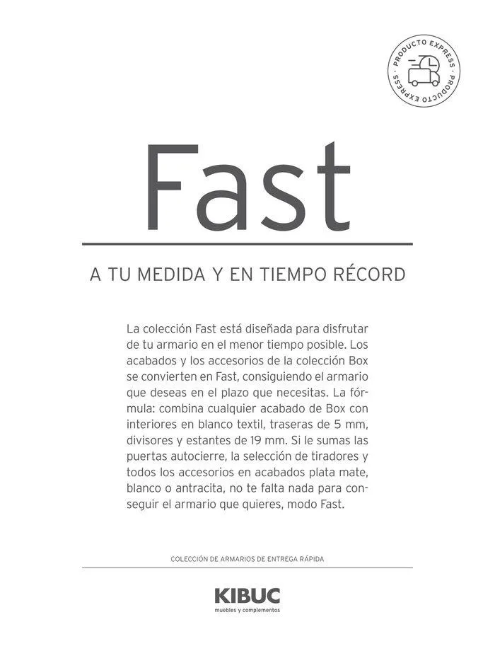 Catálogo de Kibuc Armario Fast 9 de agosto al 31 de diciembre 2024 - Página 3