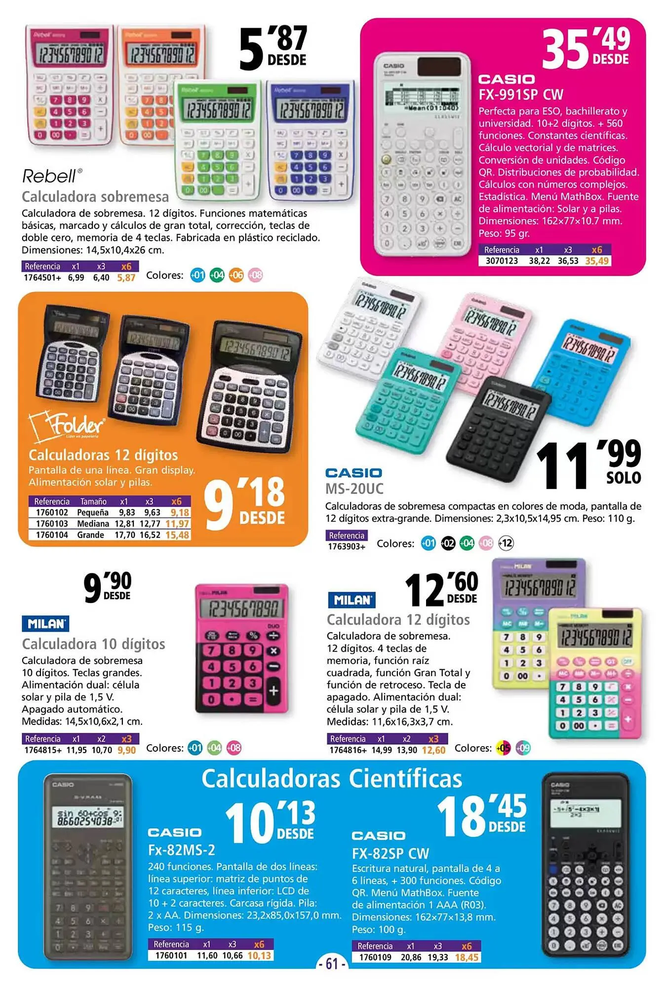 Catálogo de Folleto Folder 8 de mayo al 10 de octubre 2025 - Página 61