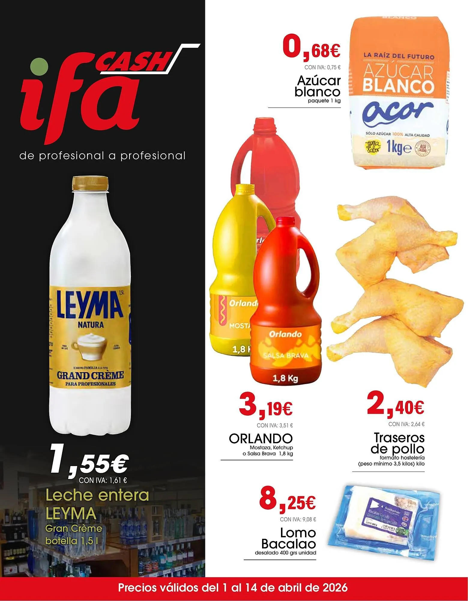 Catálogo de Folleto Cash Ifa 1 de abril al 14 de abril 2026 - Página 1