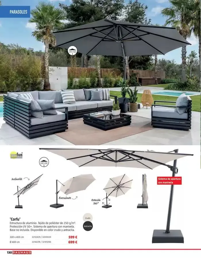 Catálogo de VERANO. Jardín, terraza, balcón.  26 de marzo al 20 de abril 2025 - Página 130