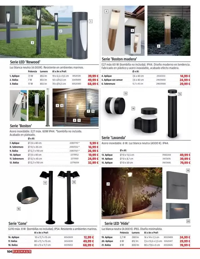 Catálogo de Bauhaus Verano 1 de junio al 31 de agosto 2025 - Página 104