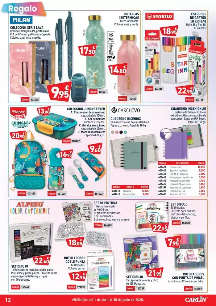 Catálogo de HIPER OFERTAS PAPELERÍA Nº5 21 de mayo al 30 de junio 2025 - Página 12