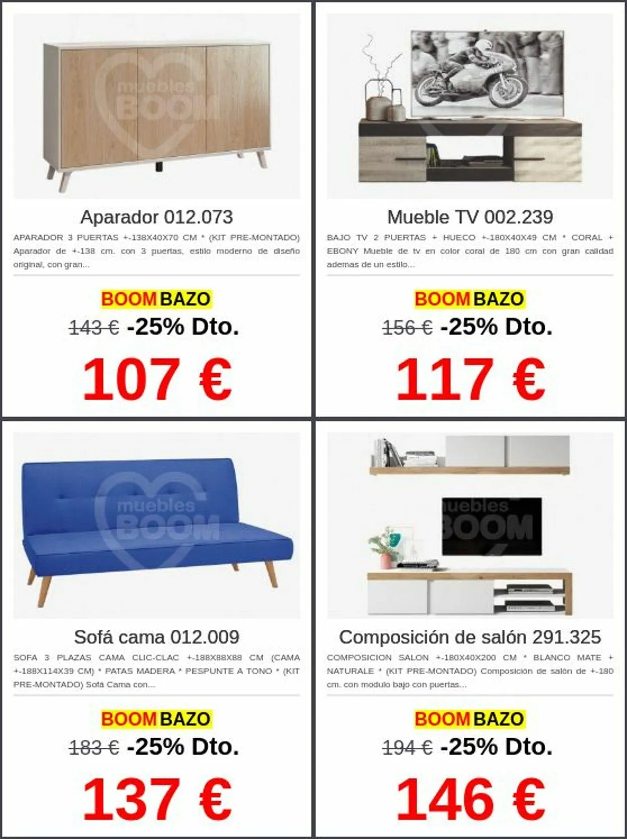 Catálogo de Muebles BOOM Oferta actual 4 de agosto al 13 de agosto 2025 - Página 4