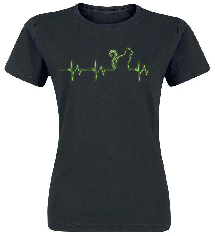 "Catogram" Camiseta Negro de Tierisch