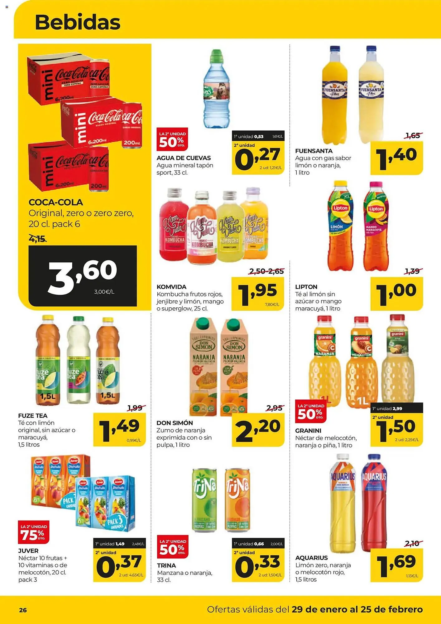 Catálogo de Folleto Alimerka 29 de enero al 25 de febrero 2026 - Página 26