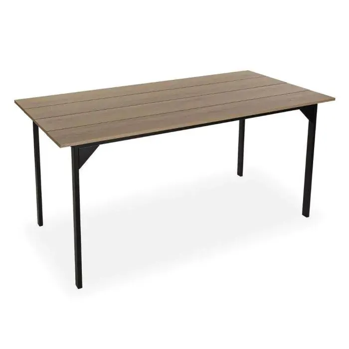 Mesa de Comedor con Patas de color Negro COLLINS