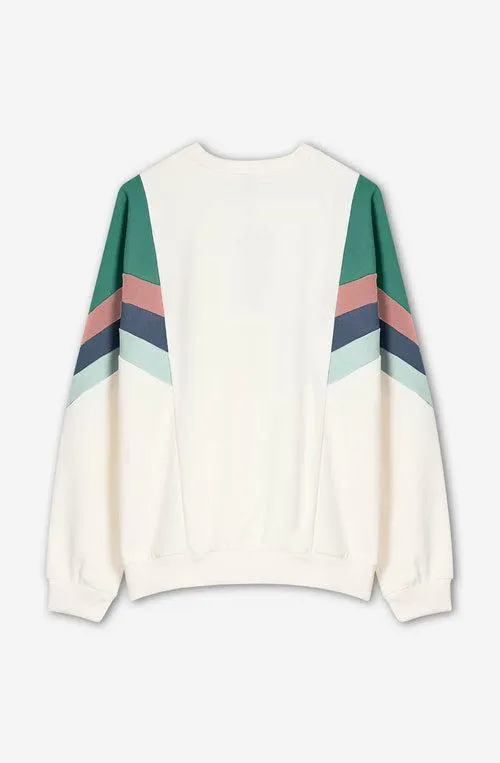 Bone/Green Pepper/ Burgundy Seattle Sweatshirt