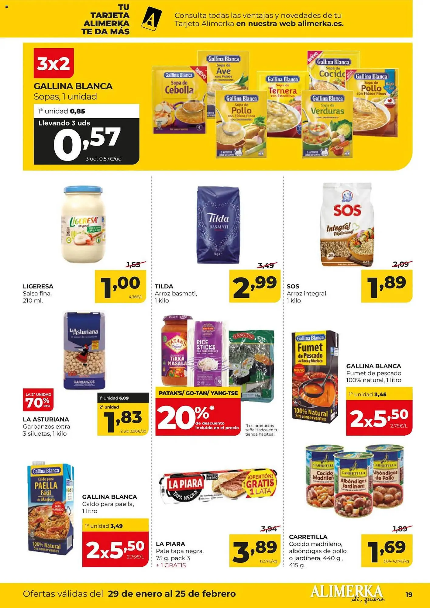 Catálogo de Folleto Alimerka 29 de enero al 25 de febrero 2026 - Página 19