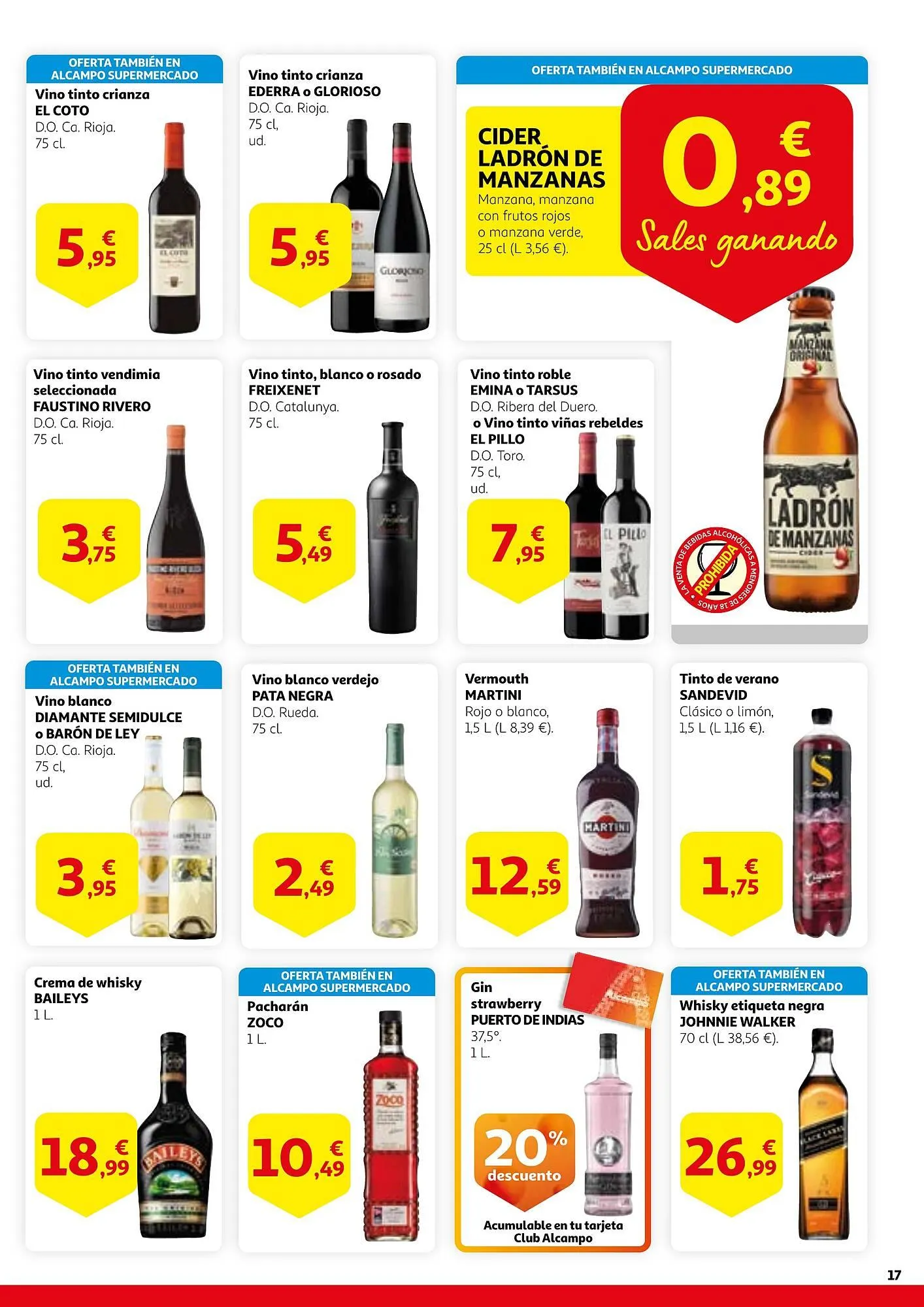 Catálogo de Folleto Alcampo 19 de julio al 31 de julio 2024 - Página 17