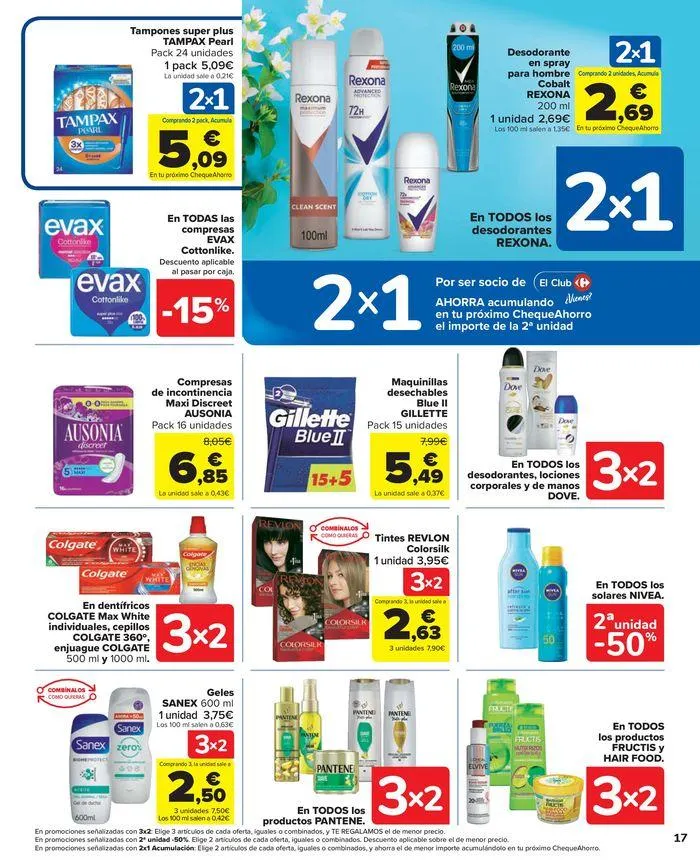 Catálogo de 3x2 En una gran variedad de productos 24 de mayo al 10 de junio 2024 - Página 17