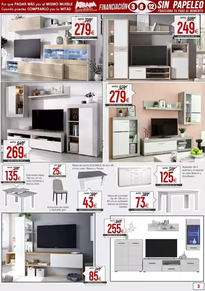 Catálogo de Atrapamuebles. Tu tienda de muebles ONLINE. 26 de abril al 31 de mayo 2025 - Página 3