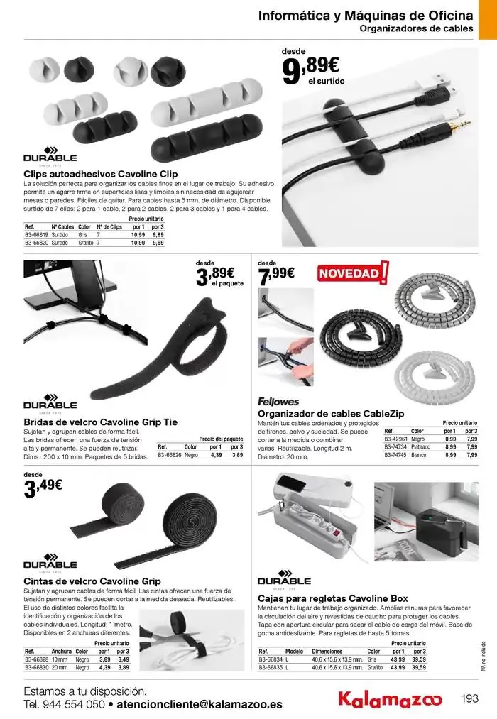 Catálogo de Staples Kalamazoo Catálogo General 9 de enero al 30 de septiembre 2025 - Página 193